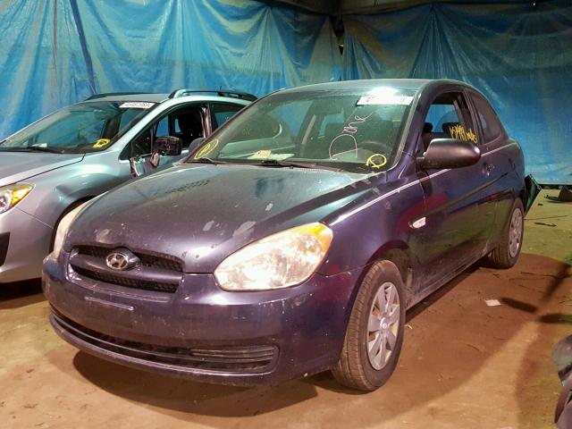 KMHCM36C17U035858 - 2007 HYUNDAI ACCENT GS GRAY photo 2