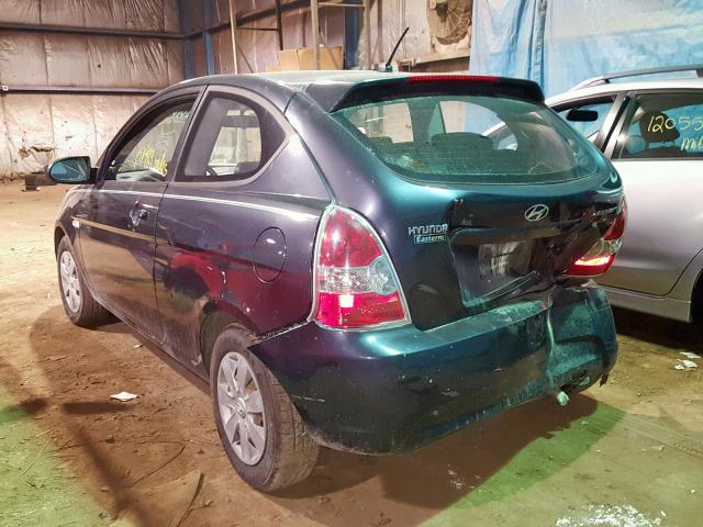 KMHCM36C17U035858 - 2007 HYUNDAI ACCENT GS GRAY photo 3