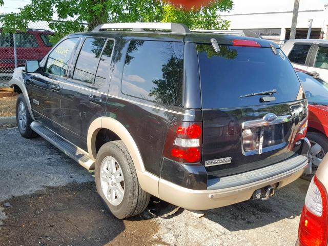 1FMEU74E76UA94965 - 2006 FORD EXPLORER E BLACK photo 3