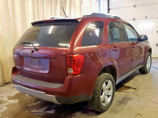 2CKDL33F796242551 - 2009 PONTIAC TORRENT BURGUNDY photo 4