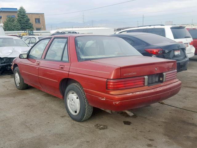 1G1LD5544SY293151 - 1995 CHEVROLET CORSICA RED photo 3