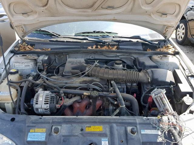 1G1JC524317178981 - 2001 CHEVROLET CAVALIER B SILVER photo 7