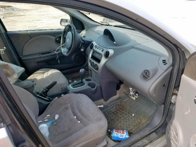 1G8AJ52F24Z136562 - 2004 SATURN ION LEVEL SILVER photo 5