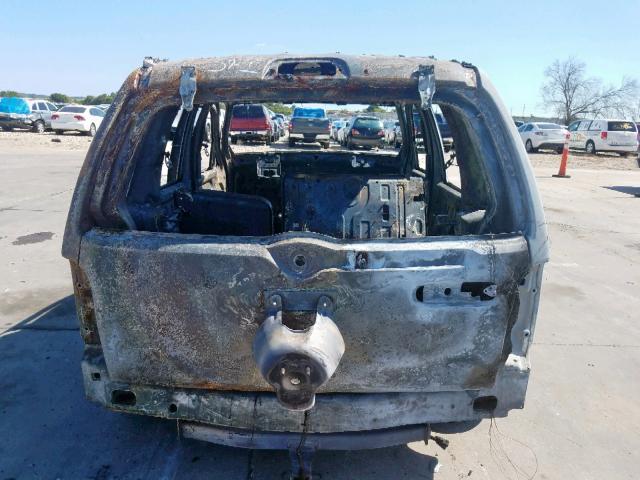 1J4GK58K57W516545 - 2007 JEEP LIBERTY LI BURN photo 10