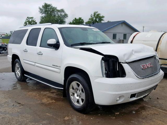 1GKFK66848J242031 - 2008 GMC YUKON XL D WHITE photo 1