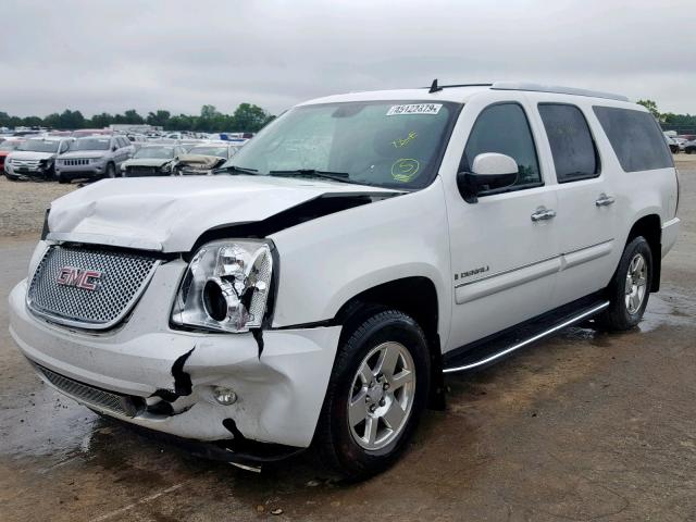 1GKFK66848J242031 - 2008 GMC YUKON XL D WHITE photo 2