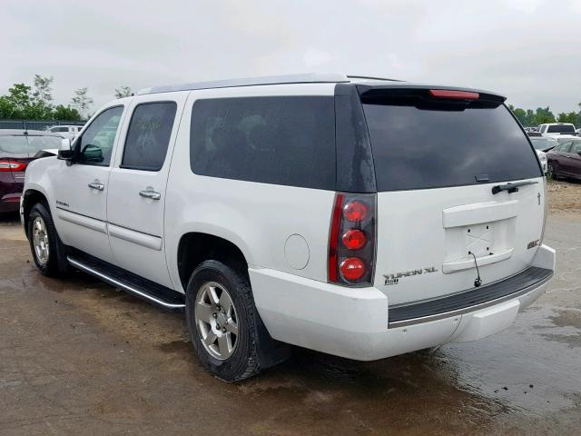 1GKFK66848J242031 - 2008 GMC YUKON XL D WHITE photo 3