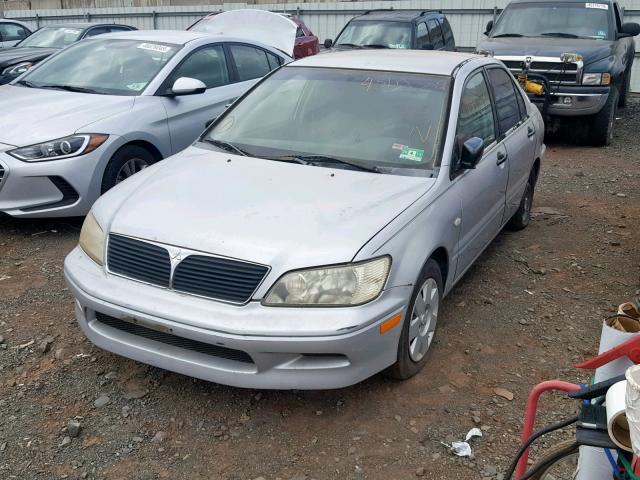 JA3AJ26E92U039339 - 2002 MITSUBISHI LANCER ES SILVER photo 2