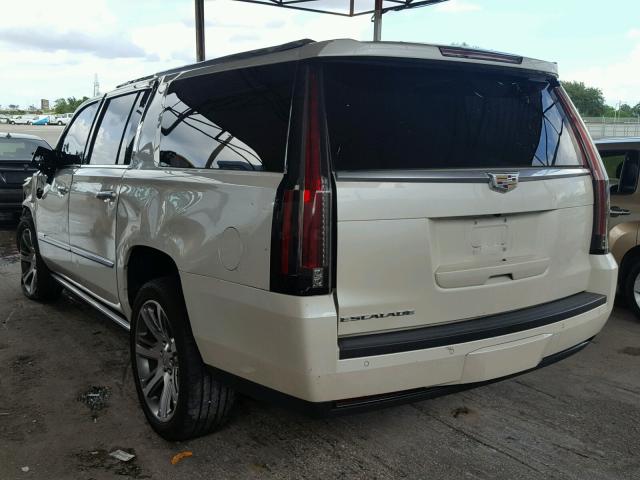 1GYS3TKJ8FR610752 - 2015 CADILLAC ESCALADE E WHITE photo 3