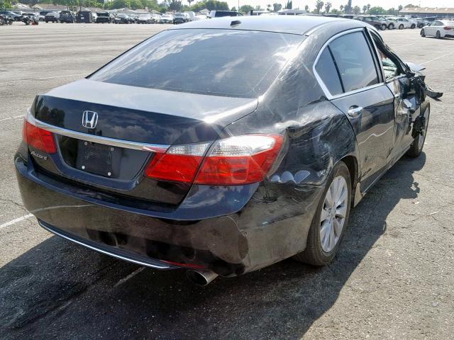 1HGCR2F87EA032037 - 2014 HONDA ACCORD EXL BLACK photo 4