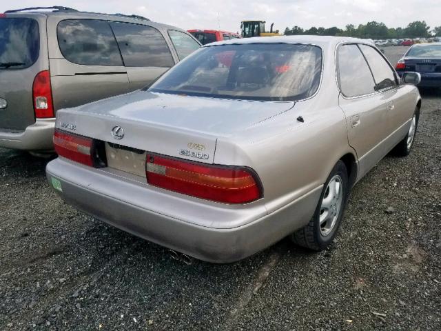 JT8BF12G4T0130907 - 1996 LEXUS ES 300 GOLD photo 4