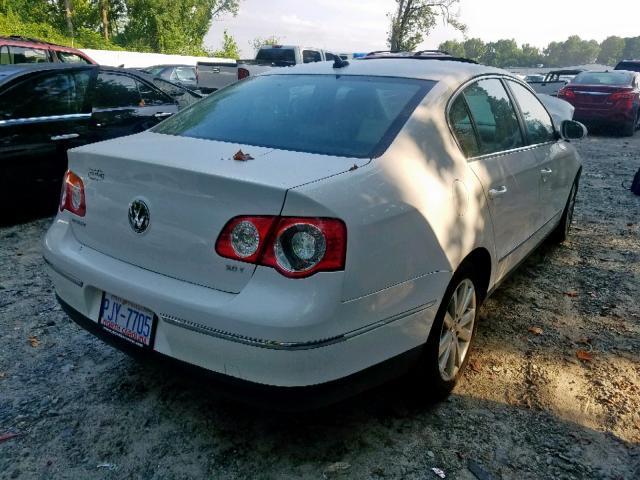 WVWJK7AN6AE078837 - 2010 VOLKSWAGEN PASSAT KOM WHITE photo 4