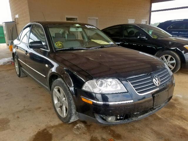 WVWRH63BX4P056444 - 2004 VOLKSWAGEN PASSAT GLX BLACK photo 1