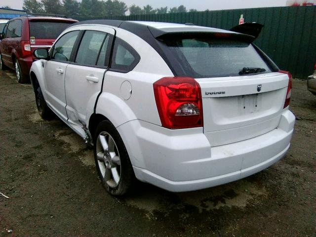 1B3CB5HA1BD139925 - 2011 DODGE CALIBER HE WHITE photo 3