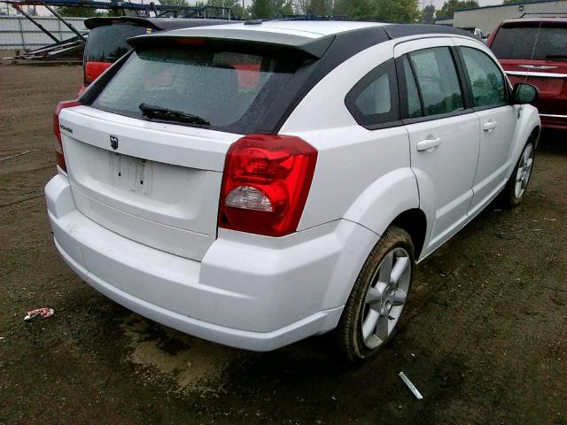 1B3CB5HA1BD139925 - 2011 DODGE CALIBER HE WHITE photo 4