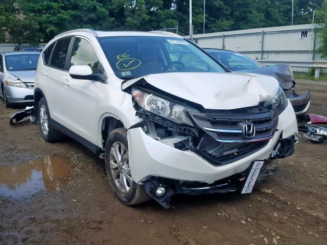 5J6RM4H79EL001166 - 2014 HONDA CR-V EXL WHITE photo 1