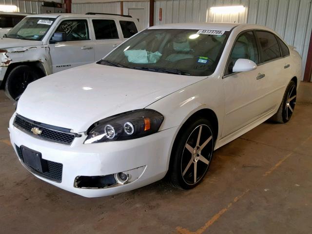 2G1WC5E36C1218611 - 2012 CHEVROLET IMPALA LTZ WHITE photo 2