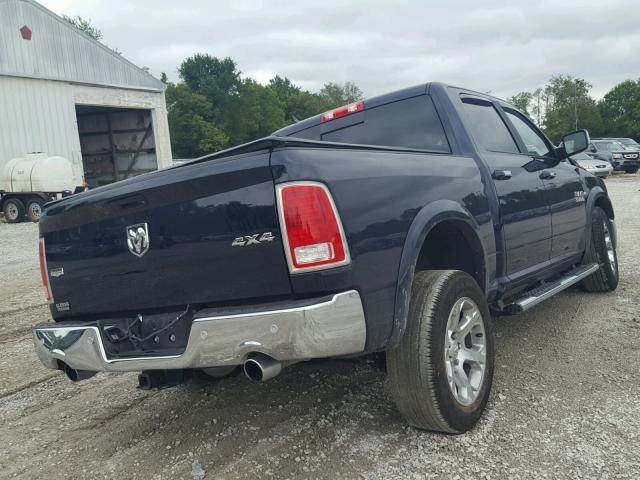 1C6RR7NT0HS768173 - 2017 RAM 1500 LARAM BLUE photo 4