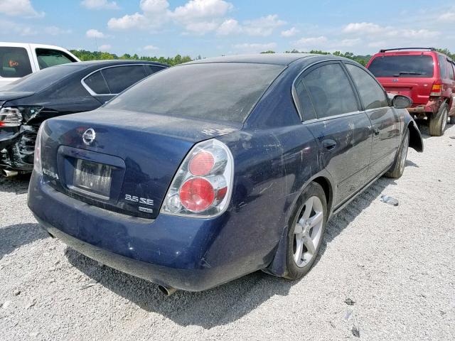 1N4BL11D16C204102 - 2006 NISSAN ALTIMA SE BLUE photo 4