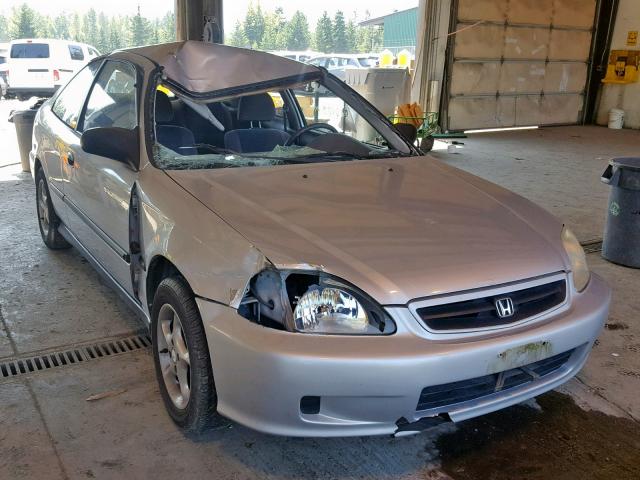 1HGEJ6226YL057979 - 2000 HONDA CIVIC DX SILVER photo 1