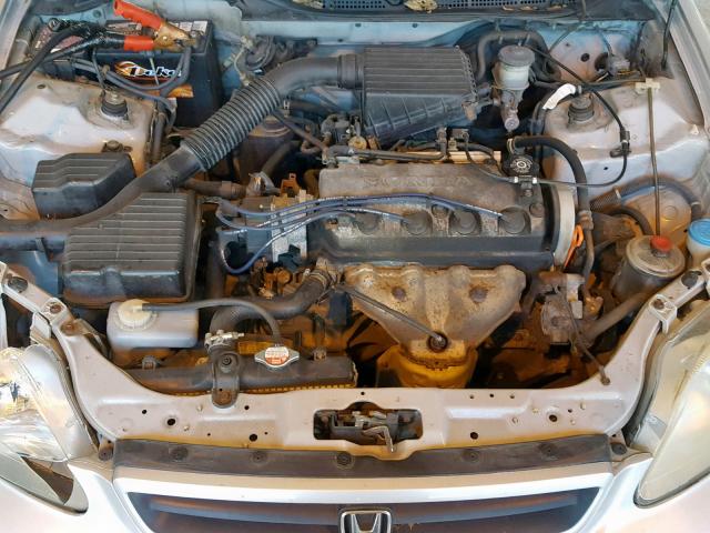 1HGEJ6226YL057979 - 2000 HONDA CIVIC DX SILVER photo 7