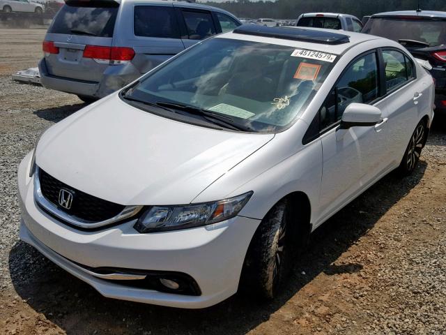 19XFB2F91FE017086 - 2015 HONDA CIVIC EXL 白色 照片 2