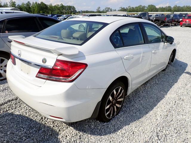 19XFB2F91FE017086 - 2015 HONDA CIVIC EXL 白色 照片 4