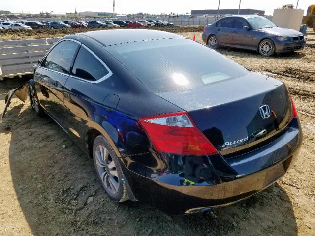 1HGCS11738A802204 - 2008 HONDA ACCORD EX BLACK photo 3