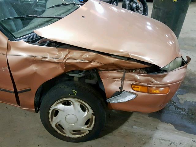 1Y1SK526XVZ408182 - 1997 GEO PRIZM BASE 橙色 照片 9