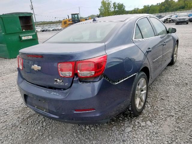 1G11C5SL0EF104386 - 2014 CHEVROLET MALIBU 1LT BLUE photo 4