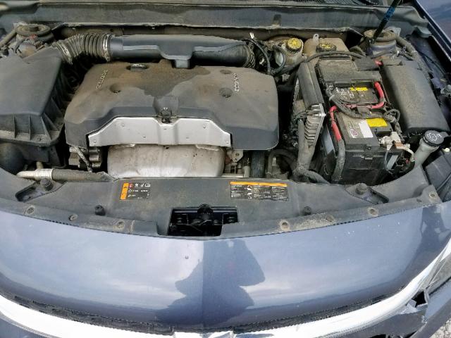 1G11C5SL0EF104386 - 2014 CHEVROLET MALIBU 1LT BLUE photo 7