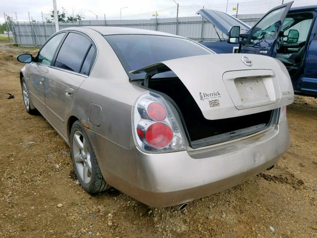 1N4BL11E05C112891 - 2005 NISSAN ALTIMA SE GOLD photo 3