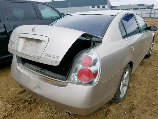 1N4BL11E05C112891 - 2005 NISSAN ALTIMA SE GOLD photo 4