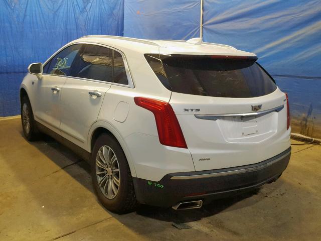 1GYKNDRS9HZ129264 - 2017 CADILLAC XT5 LUXURY WHITE photo 3