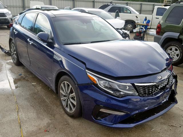 5XXGT4L37KG308738 - 2019 KIA OPTIMA LX BLUE photo 1