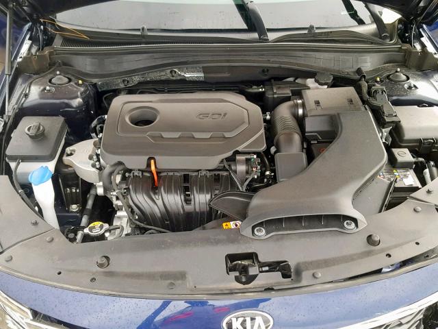 5XXGT4L37KG308738 - 2019 KIA OPTIMA LX BLUE photo 7