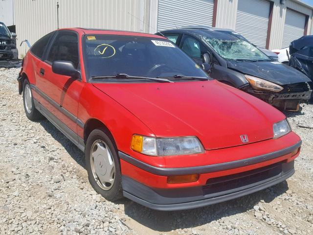 JHMED9366KS001173 - 1989 HONDA CIVIC 1500 RED photo 1