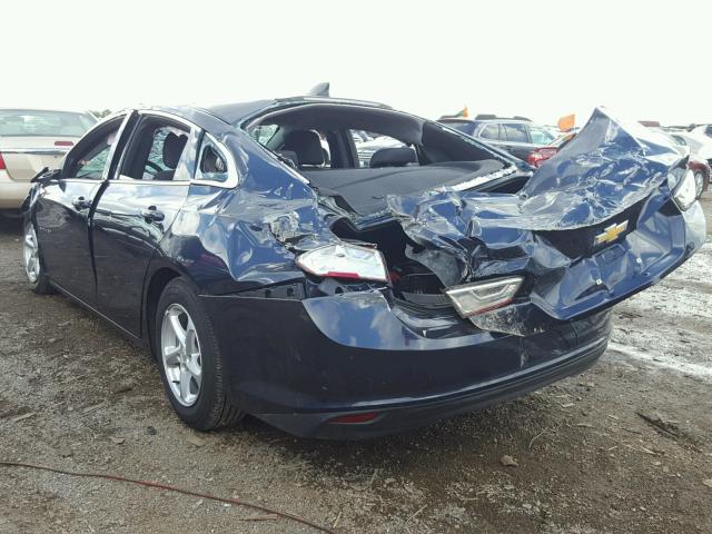 1G1ZB5ST3GF188437 - 2016 CHEVROLET MALIBU LS 蓝色 照片 3