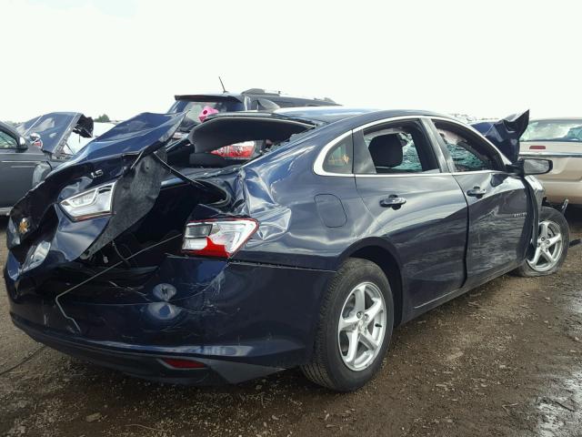 1G1ZB5ST3GF188437 - 2016 CHEVROLET MALIBU LS 蓝色 照片 4