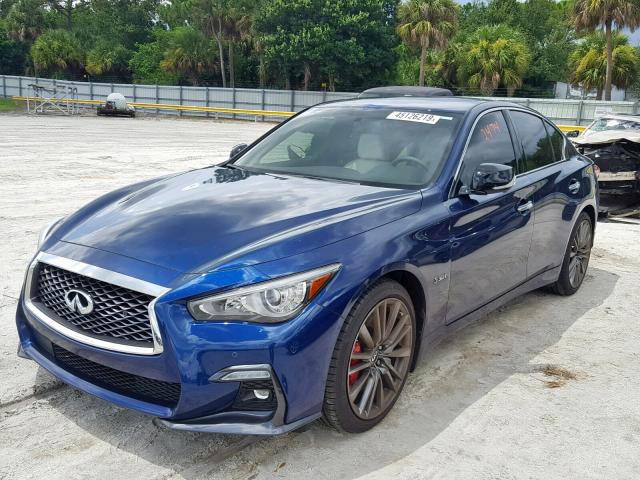 JN1FV7AP4KM760964 - 2019 INFINITI Q50 RED SP BLUE photo 2