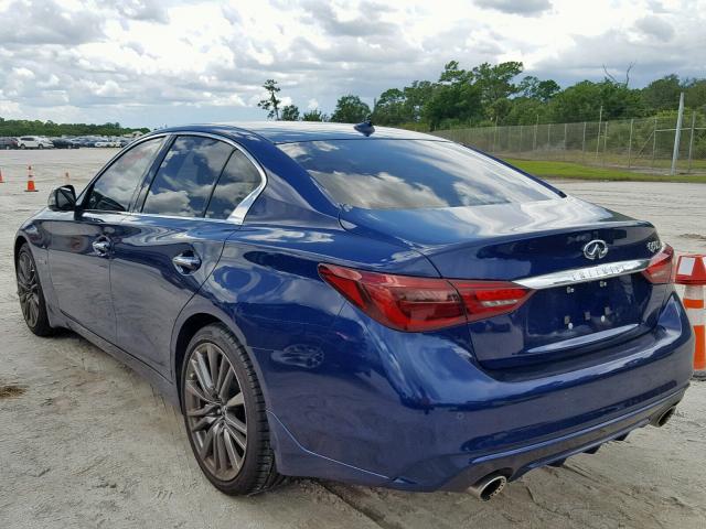 JN1FV7AP4KM760964 - 2019 INFINITI Q50 RED SP BLUE photo 3