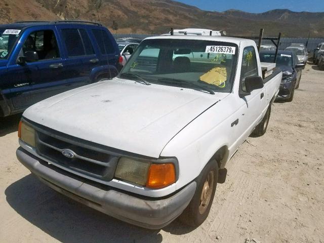 1FTCR10U0SPA54050 - 1995 FORD RANGER WHITE photo 2