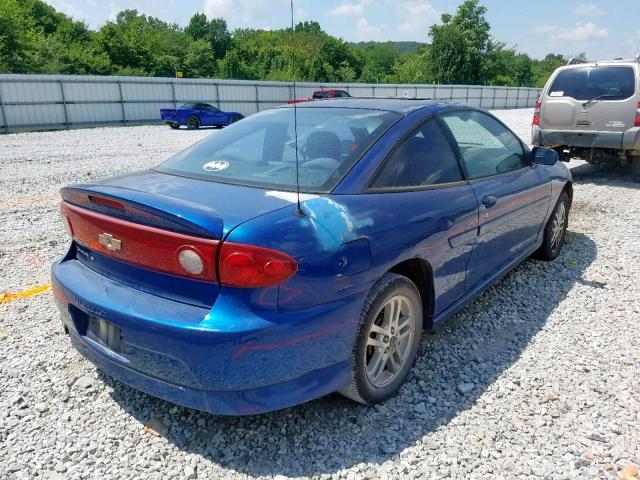 1G1JH12FX47214729 - 2004 CHEVROLET CAVALIER L BLUE photo 4