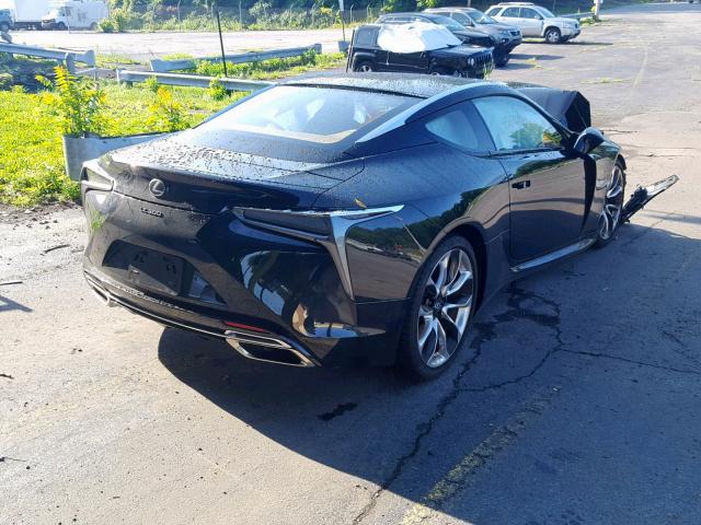 JTHHP5AY9KA006293 - 2019 LEXUS LC 500 BLACK photo 4