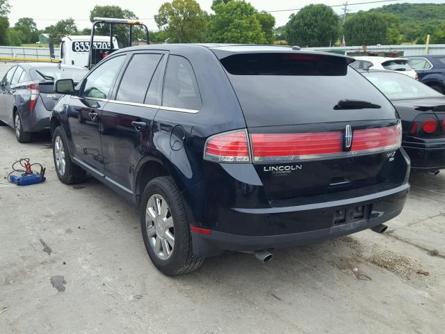 2LMDU88C38BJ29878 - 2008 LINCOLN MKX CHARCOAL photo 3