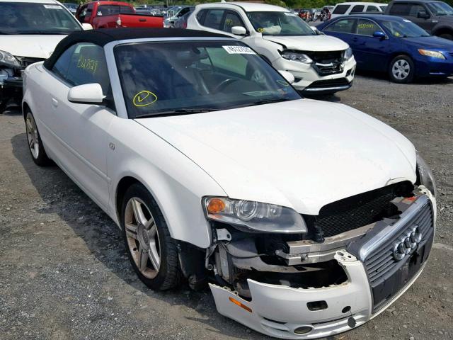 WAUDF48H58K002440 - 2008 AUDI A4 2.0T CA WHITE photo 1