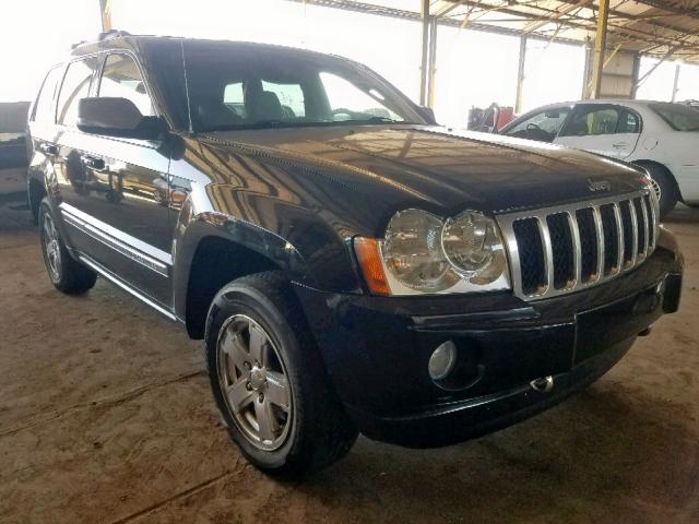 1J8HR68276C132366 - 2006 JEEP GRAND CHER BLACK photo 1