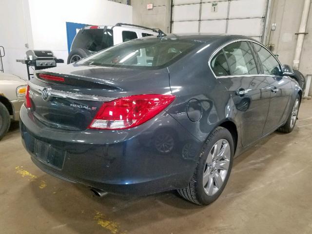 2G4GS5EV8D9171757 - 2013 BUICK REGAL PREM GRAY photo 4