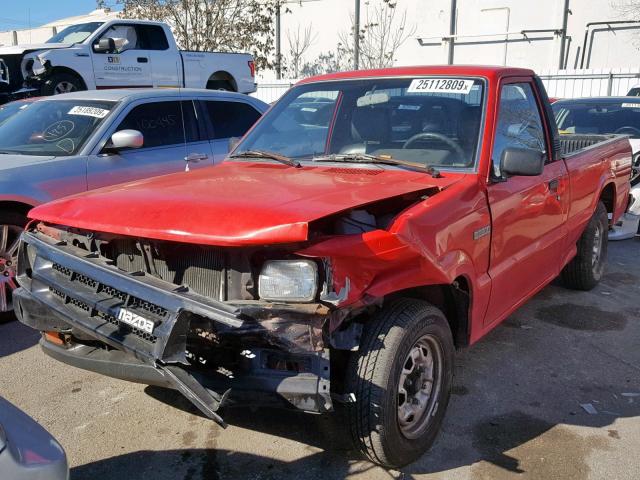 JM2UF1137N0288021 - 1992 MAZDA B2200 SHOR RED photo 2