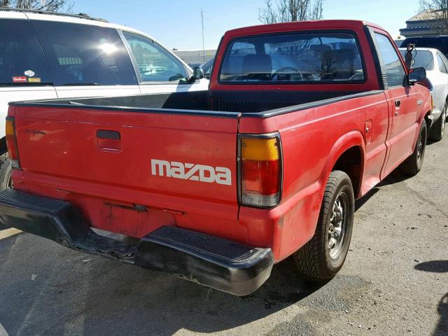 JM2UF1137N0288021 - 1992 MAZDA B2200 SHOR RED photo 4